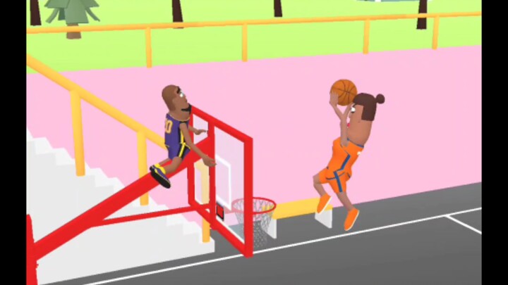 Lao Da, the defender of the rim 😭😭😭