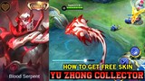 HOW TO GET YU ZHONG COLLECTOR SKIN FREE || MOBILE LEGENDS BANG BANG