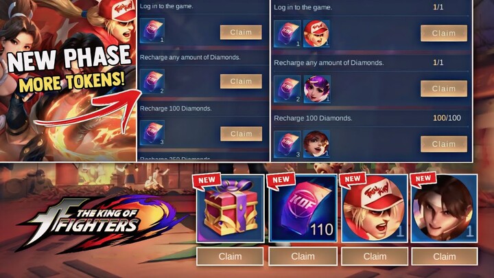 NEW KOF 2024! CLAIM YOUR FREE '97 KOF SKIN AND EPIC SKIN + KOF TICKET DRAWS! | MOBILE LEGENDS 2024