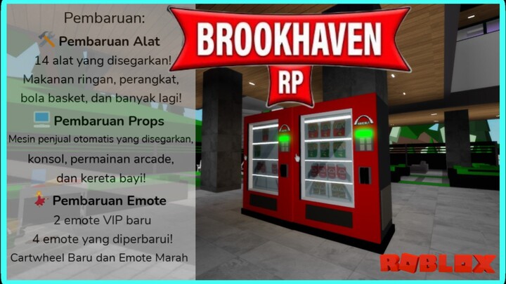 UPDATE BROOKHAVEN 🏡 RP PEMBARUAN TOOLS PROPS & EMOTE | ROBLOX INDONESIA