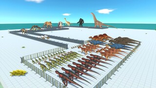 Attack Brachiosaurus King - Animal Revolt Battle Simulator