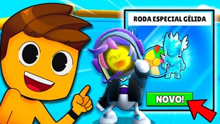 🤑 RODA ESPECIAL GÉLIDA É A MELHOR ROLETA DO STUMBLE GUYS SKIN DE INFLUENCIADOR E GEMAS BONUS! 💰