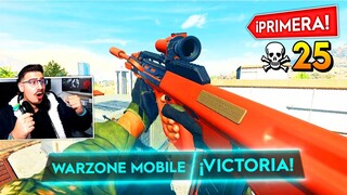 MI PRIMERA VICTORIA en WARZONE MOBILE | 25 KILLS