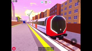 RIDING THE LONDON UNDERGROUND IN ROBLOX MTG! Riding the New Tube for London from Key North to R.Lane