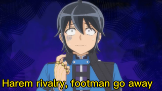 Harem rivalry, footman go away