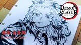 DRAWING Rengoku Kyojuro (Manga style) - Kimetsu No Yaiba