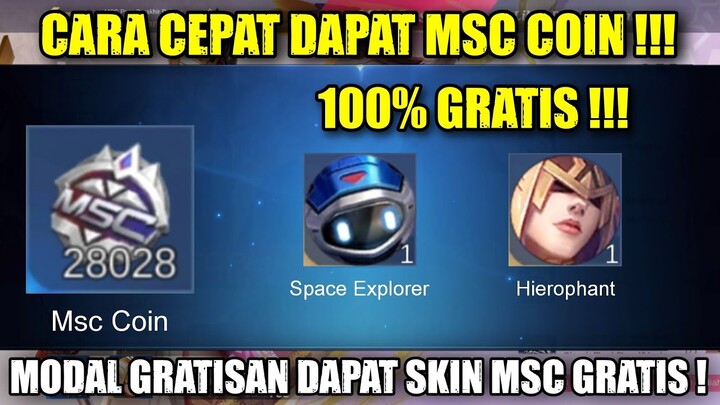 CARA CEPAT DAPATKAN MSC KOIN DI EVENT MSC PHARSA 2022 | DAPAT SKIN JAWHEAD MSC DAN SKIN PHARSA MSC!