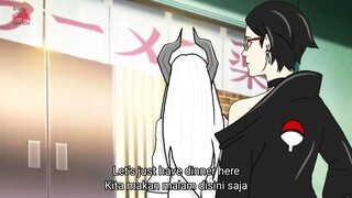 ZENAKU MAKAN RAMEN BERSAMA SARADA  | BORUTO TWO BLUE VORTEX PART 2136