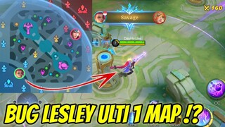 BUG ULTI LESLEY BISA KENA DI SEMUA MAP! AUTO H4CK MAP MOBILE LEGENDS ?!