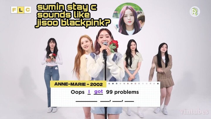 Sumin (STAYC) sing Anne Marie 2002, sounds like Jisoo BLACKPINK