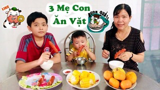 Món Ăn Vặt Dể Làm Xúc Xích Chiên Bắp Chiên Ngon Ngon 😄