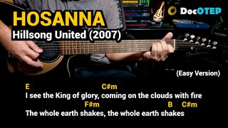Hosanna - Hillsong United (2007) Easy Guitar Chords Tutorial with Lyrics Part 1