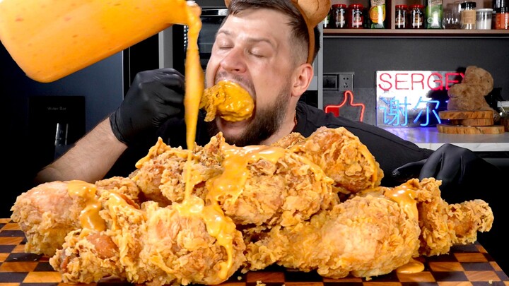 Quickly finished a small pile of fried chicken legs—today’s pure enjoyment edition!