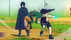 Sasuke Era Boruto VS Neji dan Lee Kecil - Lawan Rinnenggan lu