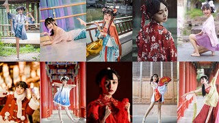 Tôi đã tập điệu múa truyền thống Trung Hoa này được bốn năm.