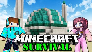 PEMBANGUNAN MASJID YANG CUKUP RUMIT !! Minecraft Survival Bucin [#32]