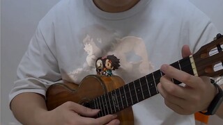 Da Da Da Da Da Da Da Da | Ukulele Fingerstyle Hòa tấu Tuyệt đẹp Thanh Gươm Diệt Quỷ Bạn Quách Chương OP "Remnant Sange" Aimer