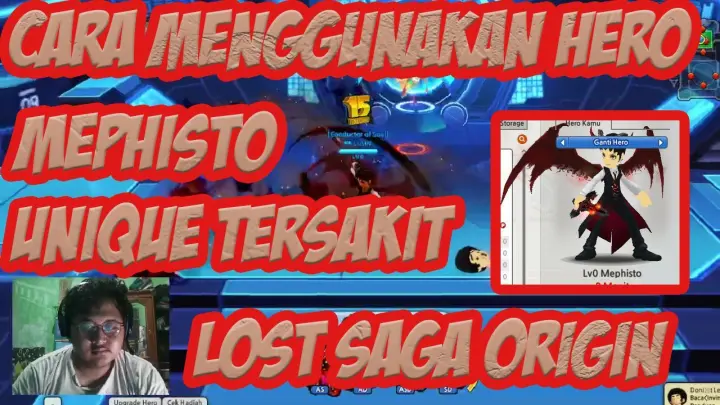 Cara Menggunakan Hero Mephisto Lost Saga Origin