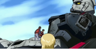 [Mobile Suit Gundam] "Strike Gundam terletak di pantai dan menyaksikan matahari terbit"~