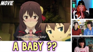 Yunyun Wants To Have a Baby with Kazuma | Konosuba - Reaction mashup