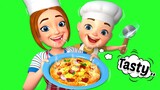 Mummy and the Babys sedang membuat Pizza- Family Fun time