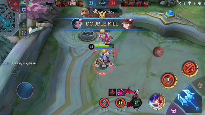 Mobile Legends: Hanabi Triple Kill👌