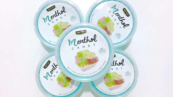 Slime creation of Kaoliang & menthol candies