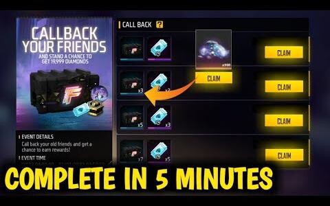 ฟรีเพชร วิธีการทำกิจกรรมการโทรกลับใหม่ Free Fire กิจกรรมโทรกลับใหม่ FF เหตุการณ์ใหม่