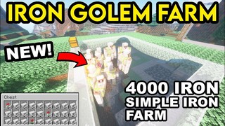 How to Make Iron Farm in Minecraft 1.19 Early Game Farm