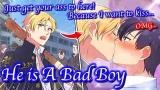 【BL Anime】My delinquent classmate took me to somewhere. He didn't beat me up but kissed me.