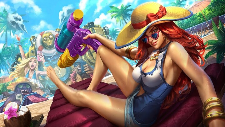 Trang Phục Miss Fortune Tiệc Bể Bơi