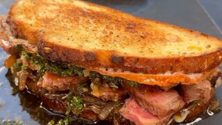 Appreciation: The Complete Cooking Process of Ribeye Steak Sandwich