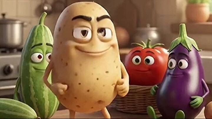 🥔 আলুর বড়াই! 😂 | সবজিদের মজার গল্প