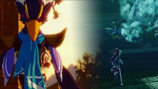 Mipha VS Revali  (Champion Vs Champion) - Hyrule Warriors: Age of Calamity