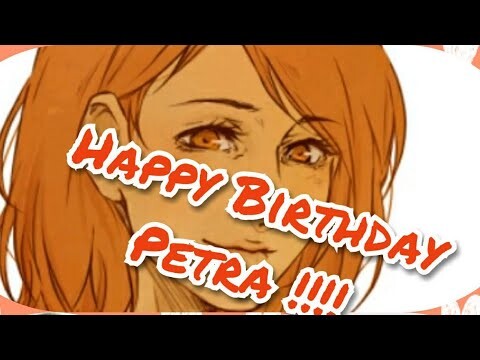 Happy Birthday Petra Ral Moment in Attack On Titans Junior High’s