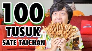 ORANG JEPANG MAKAN 100 TUSUK SATE TAICHAN CHALLENGE!!