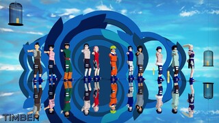 【NARUTO MMD】TIMBER - SHIKAMARU*TENTEN*ROCKLI*NEJI*SAKURA*NARUTO*SASUKE*KIBA*HINATA*SHINO*INO