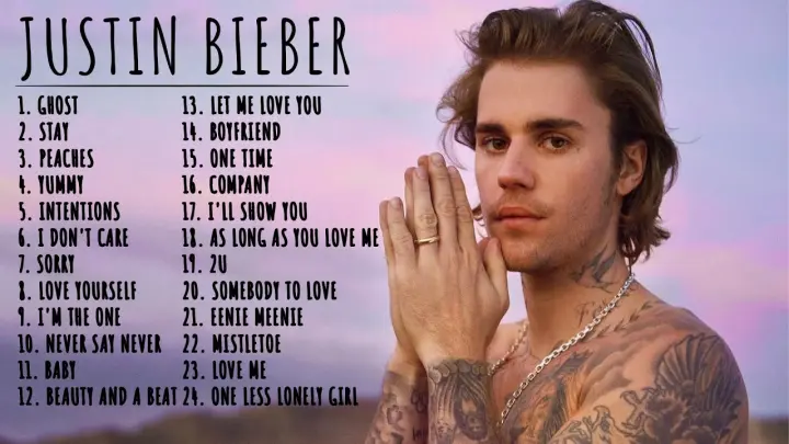 JustinBieber - Greatest Hits 2021   TOP 100 Songs of the Weeks 2021   Best Playlist Full Album