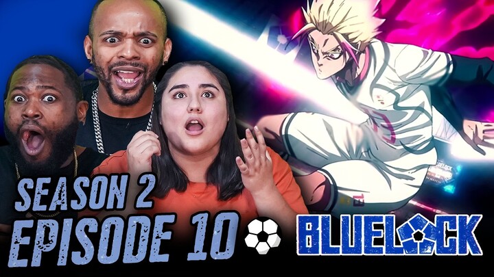 The Must See Sports Anime This Season l Blue Lock Season 2 Episode 10 REACTION