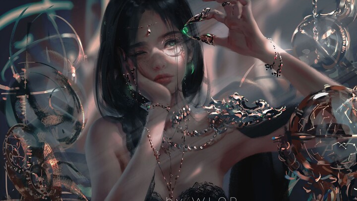 【WLOP】Jewel【板绘】
