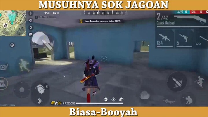 musuh nya sok jagoan banget nih, langsung kasih liat skill dewanya