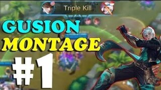 TOP 20 GUSION BEST SAVAGE MONTAGE PART1 - Mobile Legends: Bang Bang