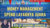 MONEY MANAGEMENT PAKE OTAK VERSI MBG [ RISE OF KINGDOMS INDONESIA ]
