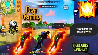 HIGHLIGHTS MOMENT 🔥 HEADSHOT OP 🤯 || DEVA PLAYING GARENA FREE FIRE 😎 || #ff #freefire #Highlight