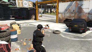 GTA 5 Tội Phạm Nguy Hiểm 5 Vượt Ngục Bắn Trọng Thương Nữ Cảnh Sát Và Cái Kết Quá