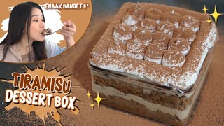 BIKIN TIRAMISU DESSERT BOX YANG SUPER ENAK DAN GAMPANG!