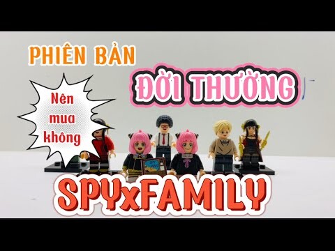 NEW ANYA VS YOR VS LOID IN SPYxFAMILY | REVIEW MINIFIGURES | BRICKCOBRICK