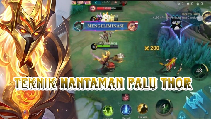 TEKNIK HANTAMAN PALU THOR