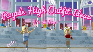 Aesthetic Zero Diamond Outfit Ideas in ROBLOX Royale High !!