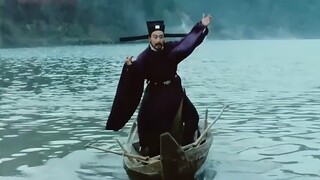 Tào Quốc Cửu đang ở trên thuyền, nhưng bị người lái đò lừa và chìm xuống đáy sông.